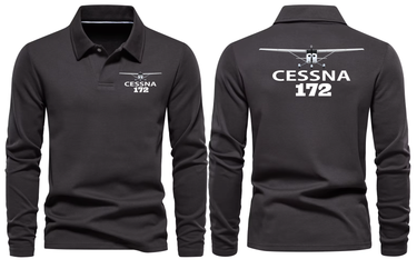 CESSNA 172 LONG SLEEVE POLO